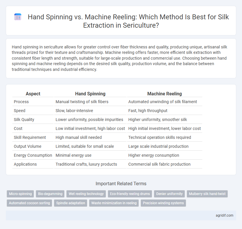 Hand Spinning vs. Machine Reeling: Which Method Is Best for Silk Extraction in Sericulture?