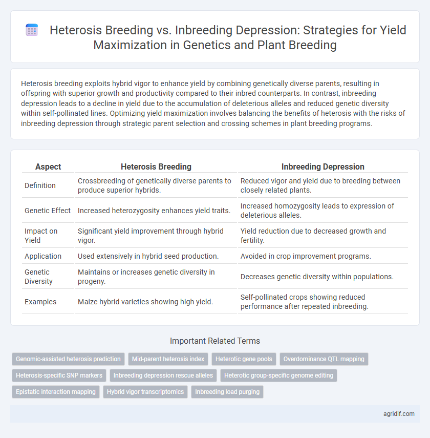 Heterosis Breeding vs. Inbreeding Depression: Strategies for Yield Maximization in Genetics and Plant Breeding