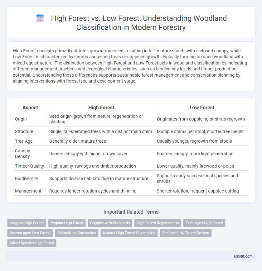 High Forest vs. Low Forest: Understanding Woodland Classification in Modern Forestry