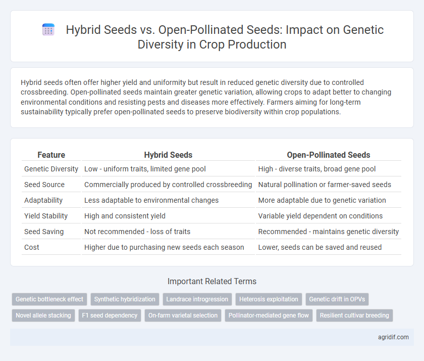 Hybrid Seeds vs. Open-Pollinated Seeds: Impact on Genetic Diversity in Crop Production