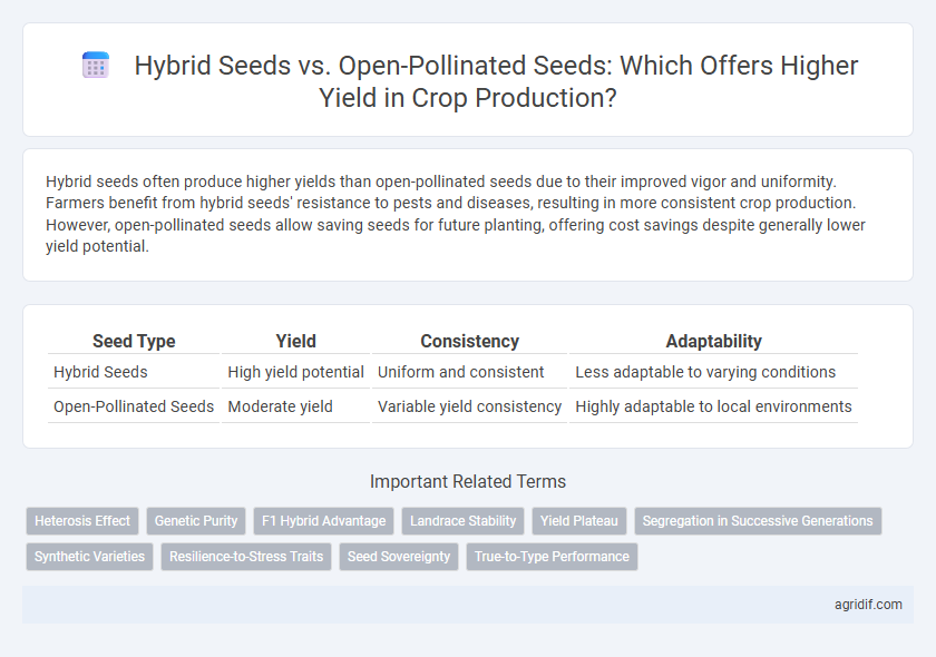 Hybrid Seeds vs. Open-Pollinated Seeds: Which Offers Higher Yield in Crop Production?