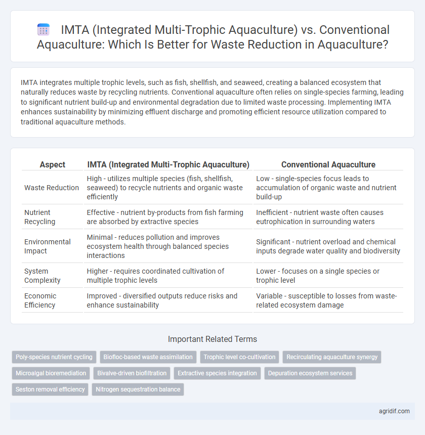 IMTA (Integrated Multi-Trophic Aquaculture) vs. Conventional Aquaculture: Which Is Better for Waste Reduction in Aquaculture?