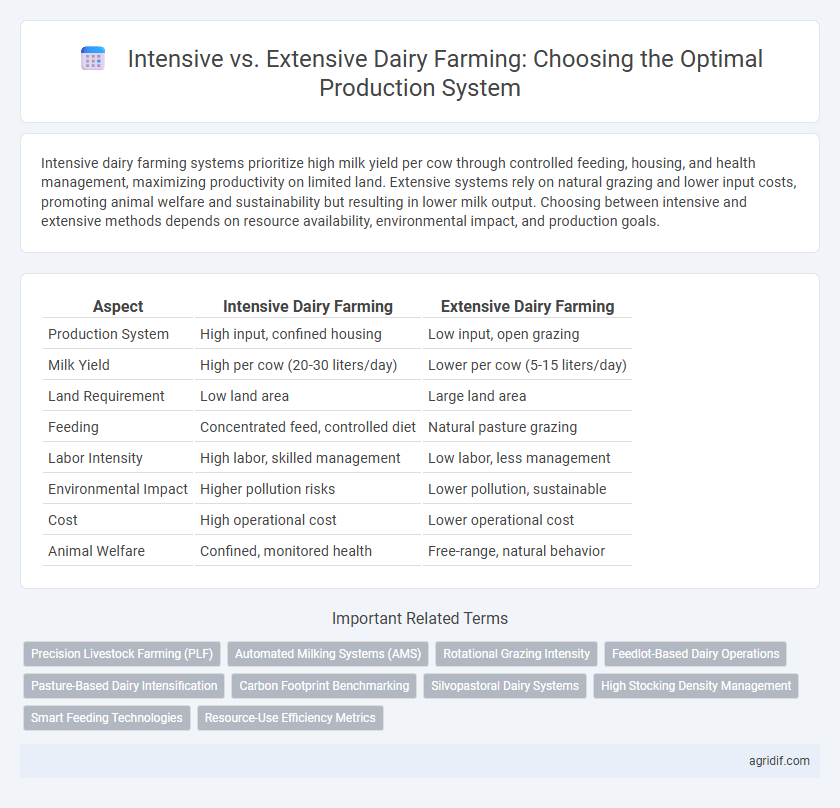 Intensive vs. Extensive Dairy Farming: Choosing the Optimal Production System