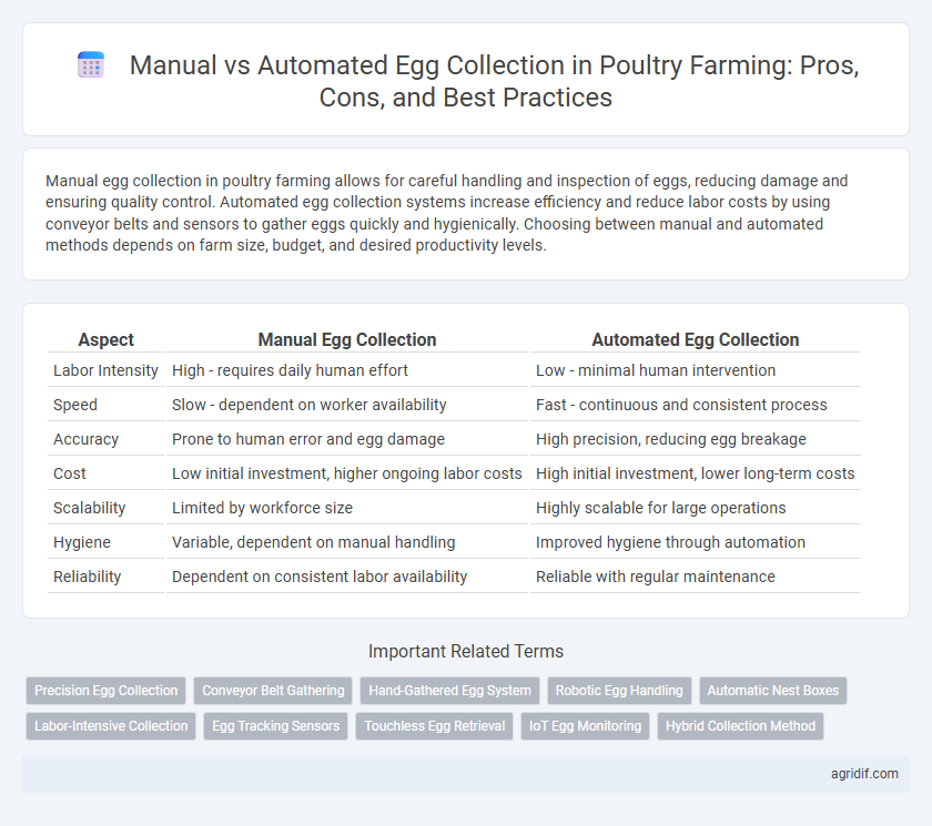Manual vs Automated Egg Collection in Poultry Farming: Pros, Cons, and Best Practices