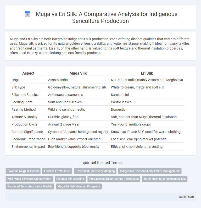 Muga vs Eri Silk: A Comparative Analysis for Indigenous Sericulture Production