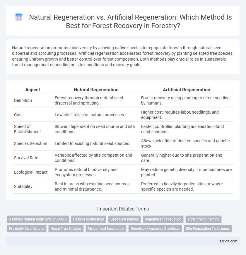 Natural Regeneration vs. Artificial Regeneration: Which Method Is Best for Forest Recovery in Forestry?