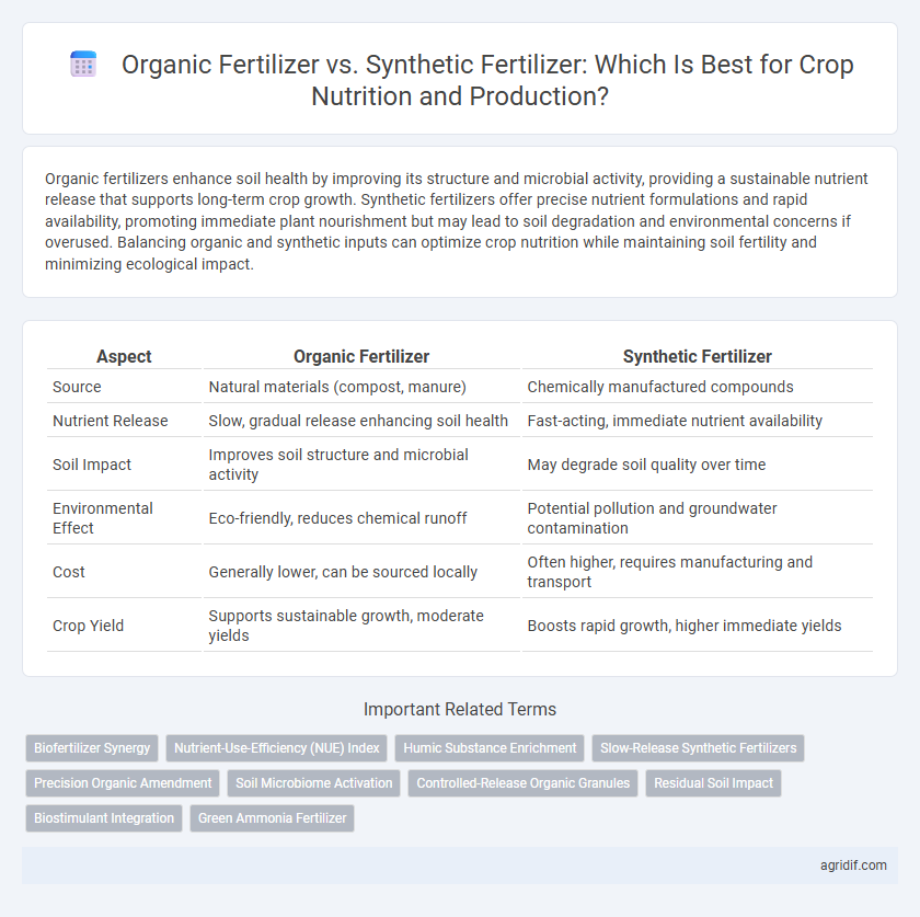 Organic Fertilizer vs. Synthetic Fertilizer: Which Is Best for Crop Nutrition and Production?