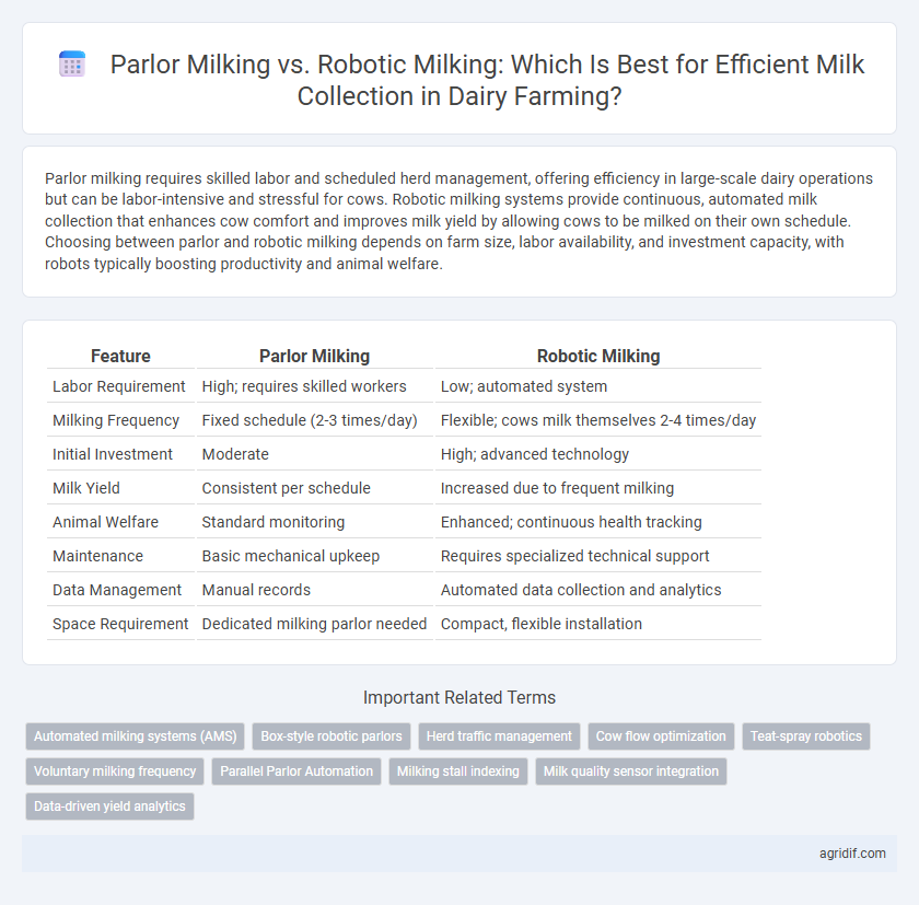 Parlor Milking vs. Robotic Milking: Which Is Best for Efficient Milk Collection in Dairy Farming?