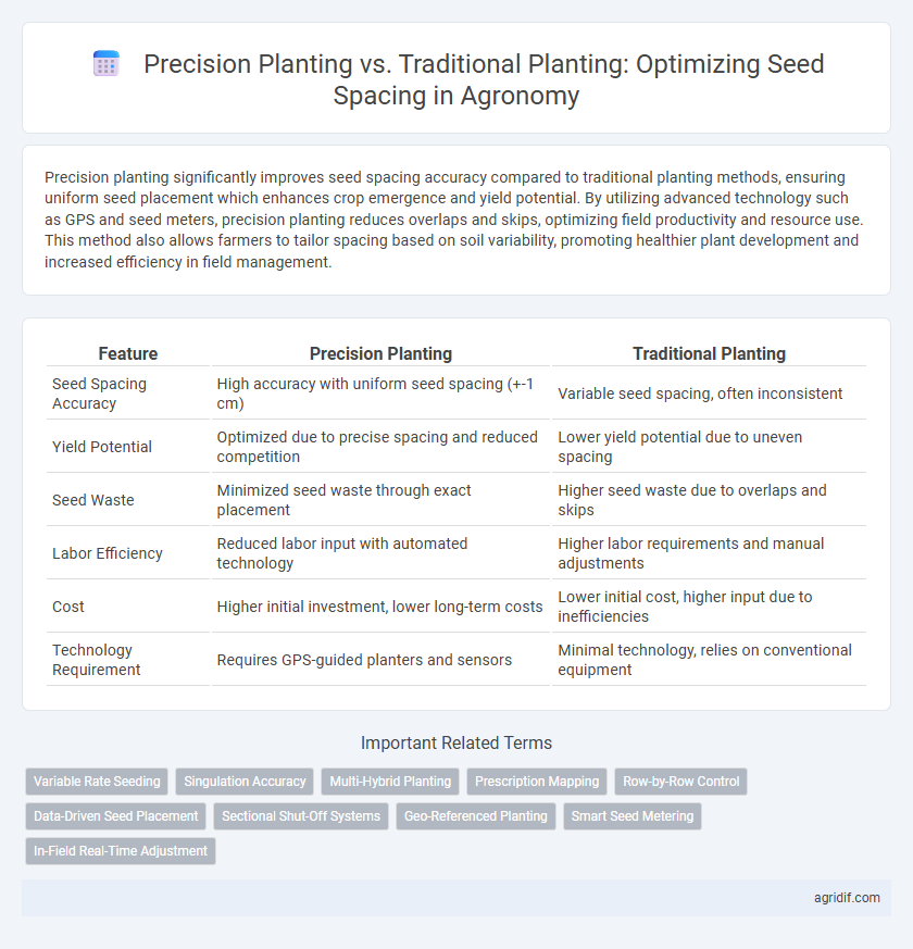 Precision Planting vs. Traditional Planting: Optimizing Seed Spacing in Agronomy