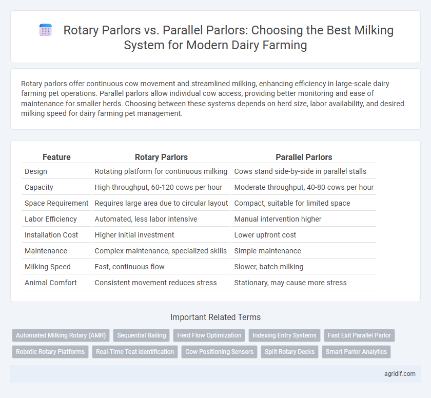 Rotary Parlors vs. Parallel Parlors: Choosing the Best Milking System for Modern Dairy Farming