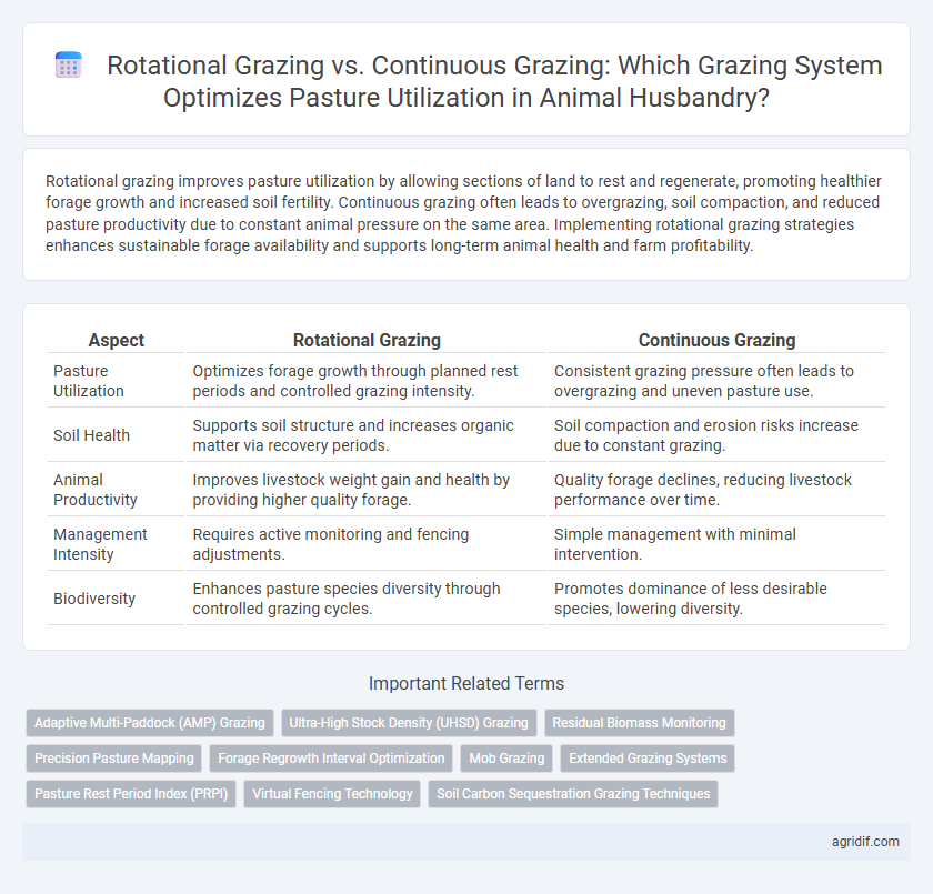 Rotational Grazing vs. Continuous Grazing: Which Grazing System Optimizes Pasture Utilization in Animal Husbandry?