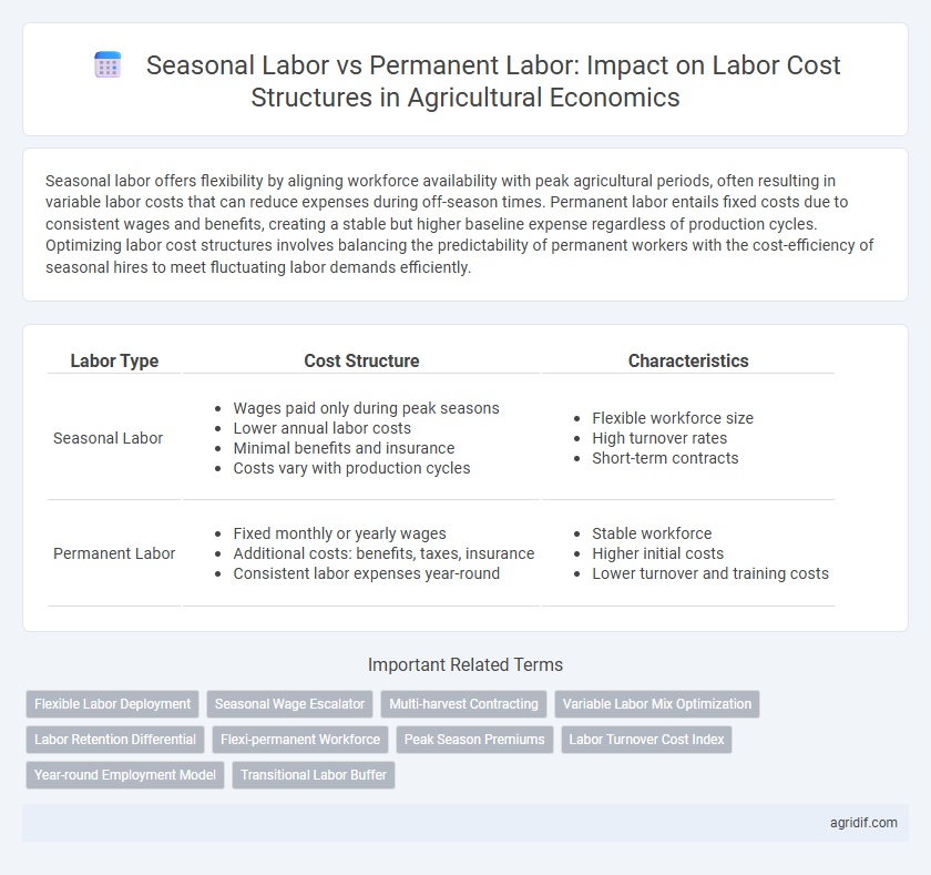 Seasonal Labor vs Permanent Labor: Impact on Labor Cost Structures in Agricultural Economics
