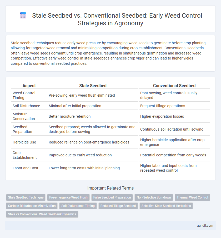 Stale Seedbed vs. Conventional Seedbed: Early Weed Control Strategies in Agronomy