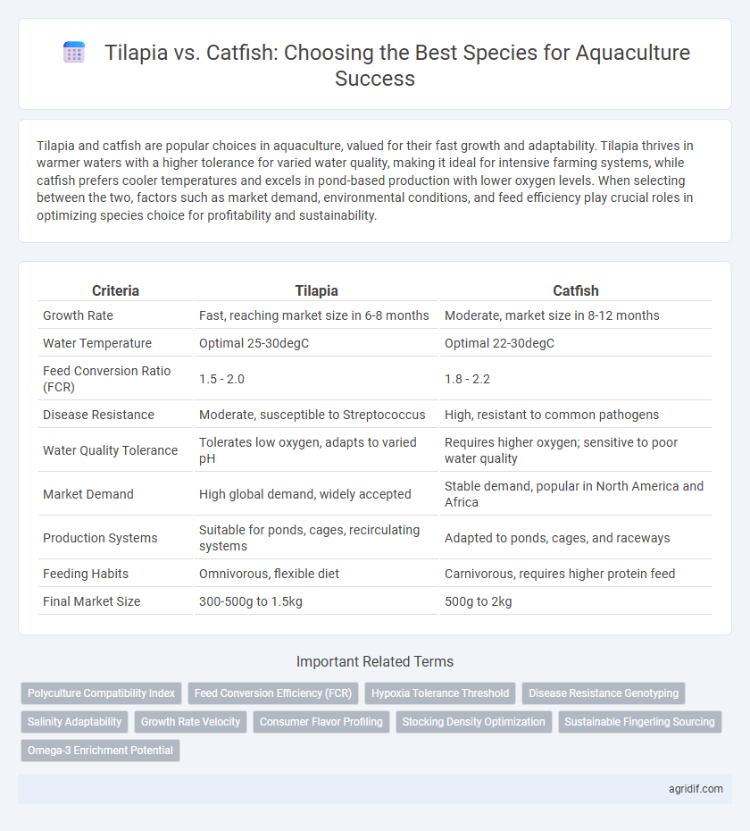 Tilapia vs. Catfish: Choosing the Best Species for Aquaculture Success