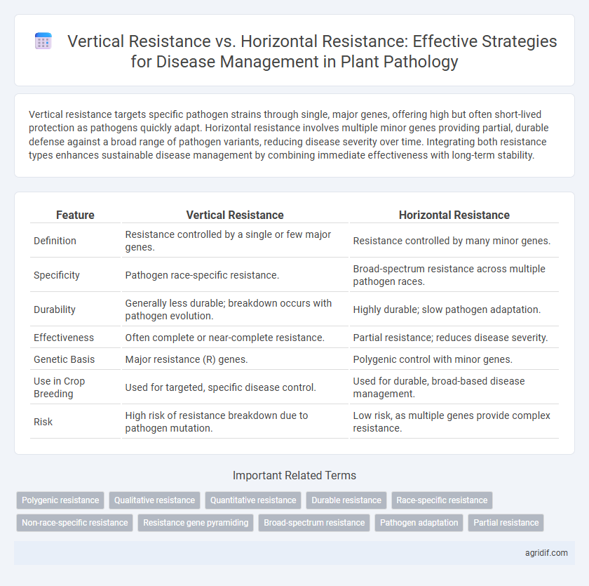 Vertical Resistance vs. Horizontal Resistance: Effective Strategies for Disease Management in Plant Pathology