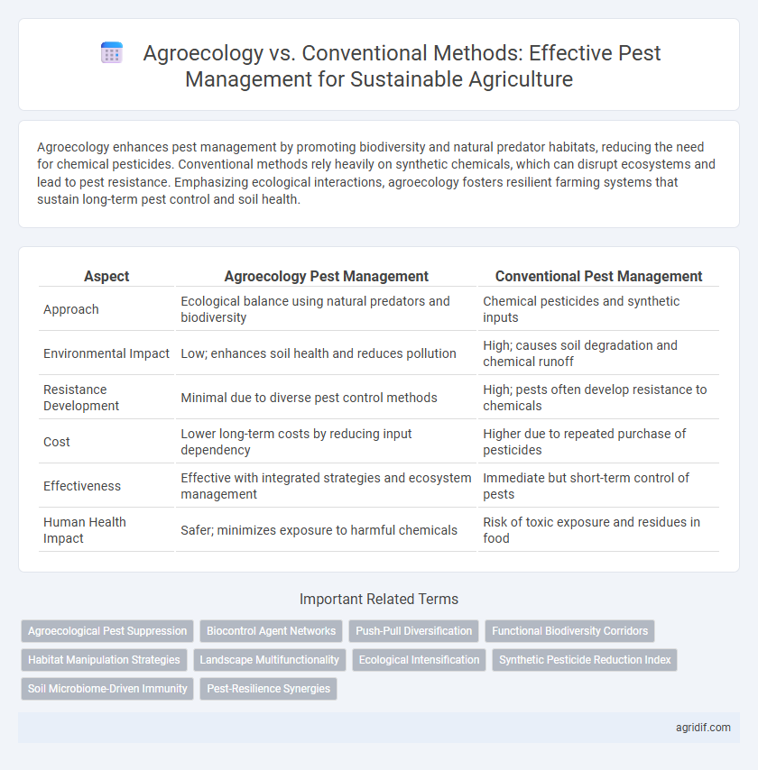 Agroecology vs. Conventional Methods: Effective Pest Management for Sustainable Agriculture
