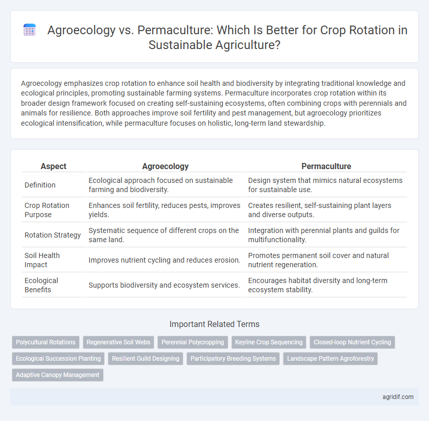 Agroecology vs. Permaculture: Which Is Better for Crop Rotation in Sustainable Agriculture?