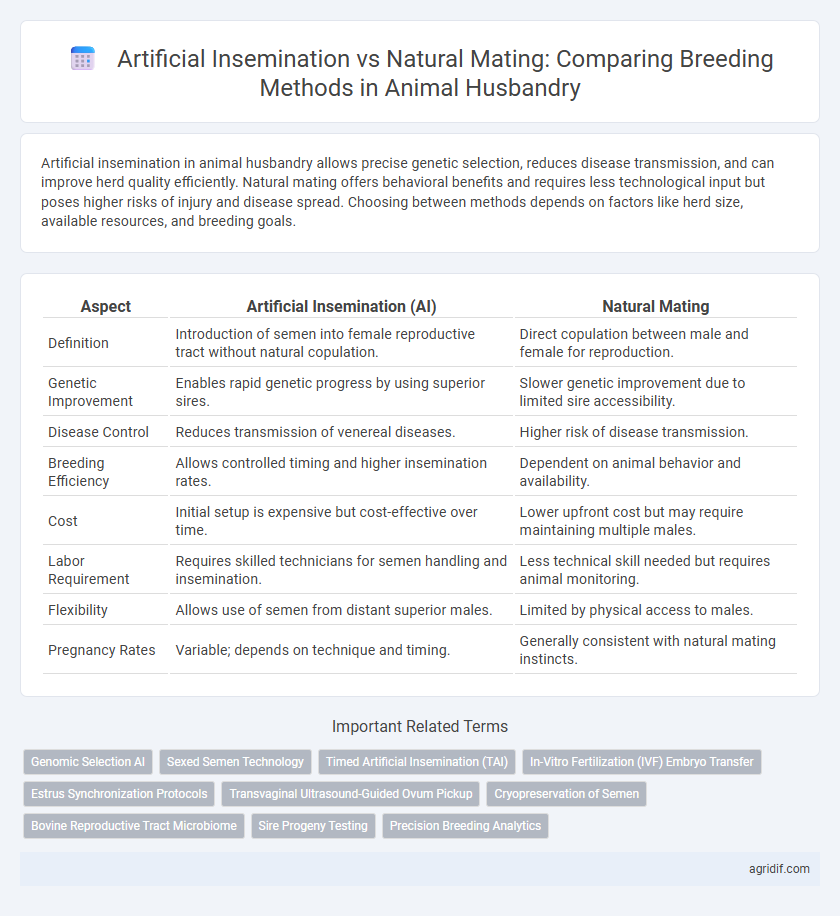 Artificial Insemination vs Natural Mating: Comparing Breeding Methods in Animal Husbandry