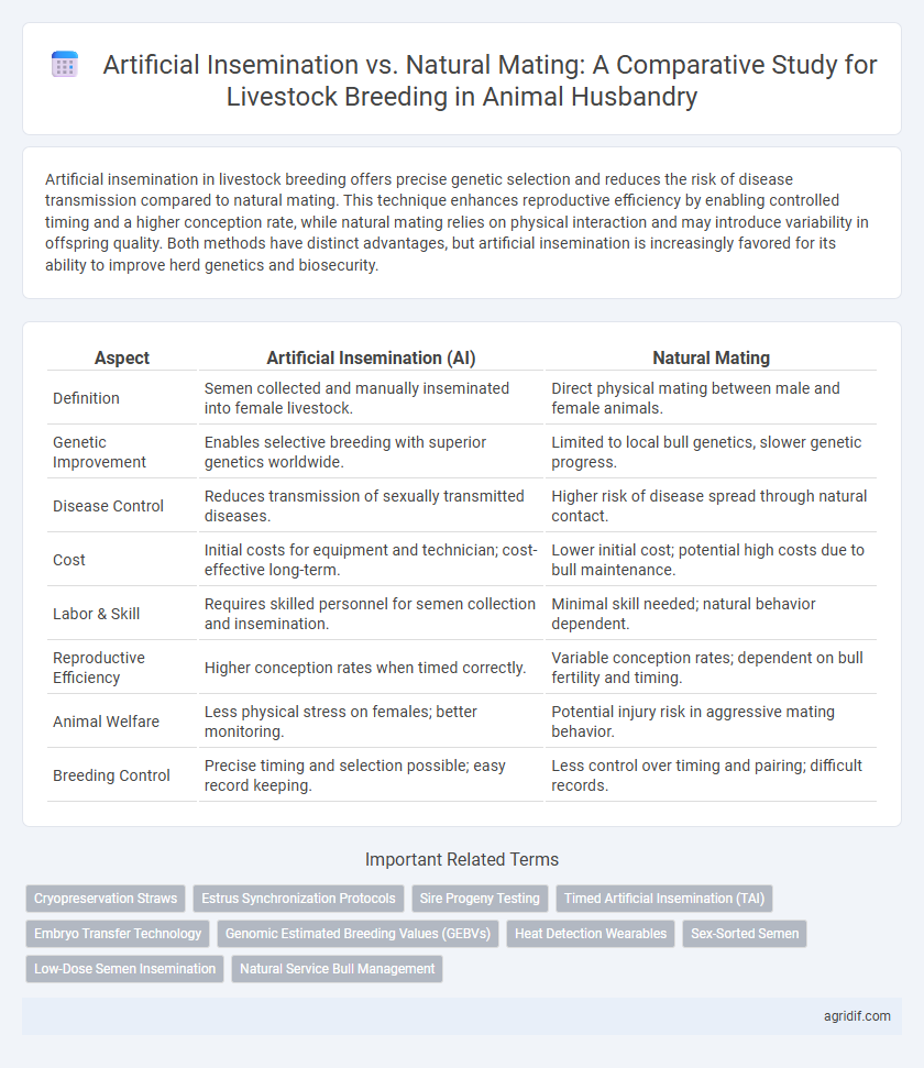 Artificial Insemination vs. Natural Mating: A Comparative Study for Livestock Breeding in Animal Husbandry