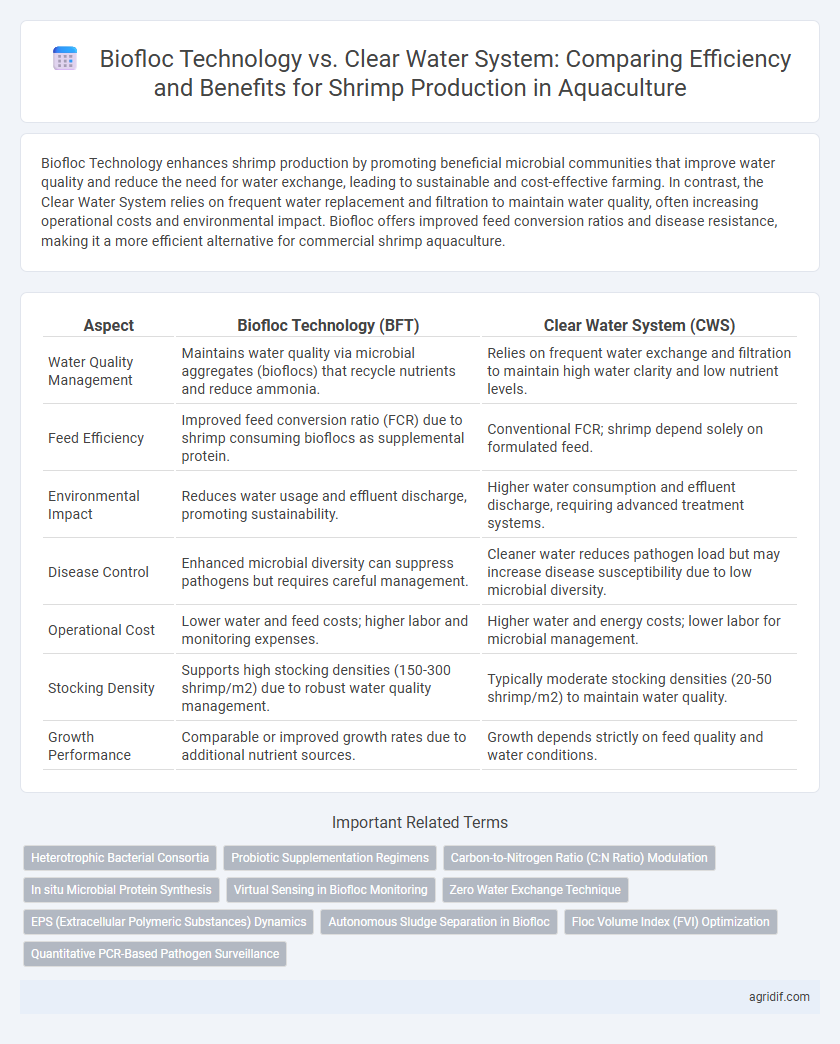 Biofloc Technology vs. Clear Water System: Comparing Efficiency and Benefits for Shrimp Production in Aquaculture