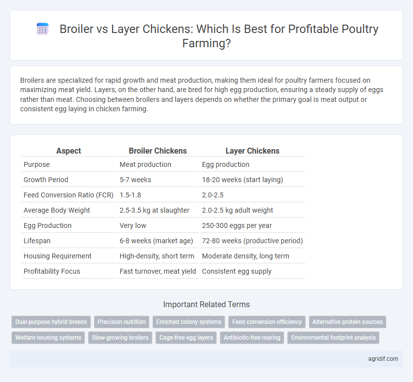Broiler vs Layer Chickens: Which Is Best for Profitable Poultry Farming?