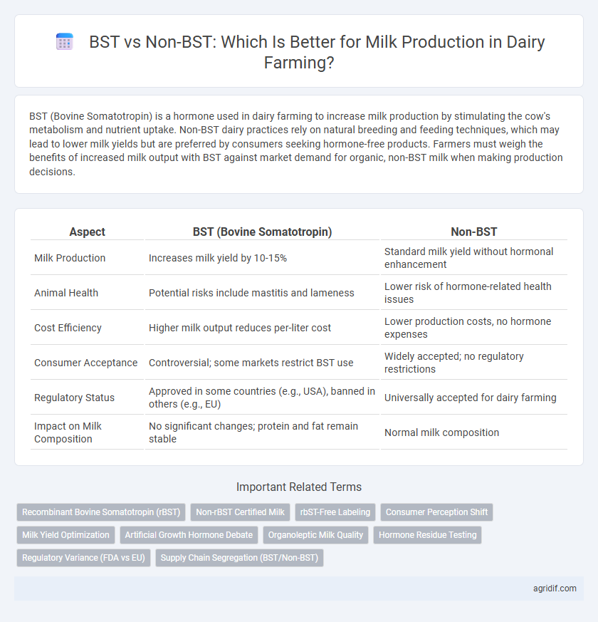 BST vs Non-BST: Which Is Better for Milk Production in Dairy Farming?