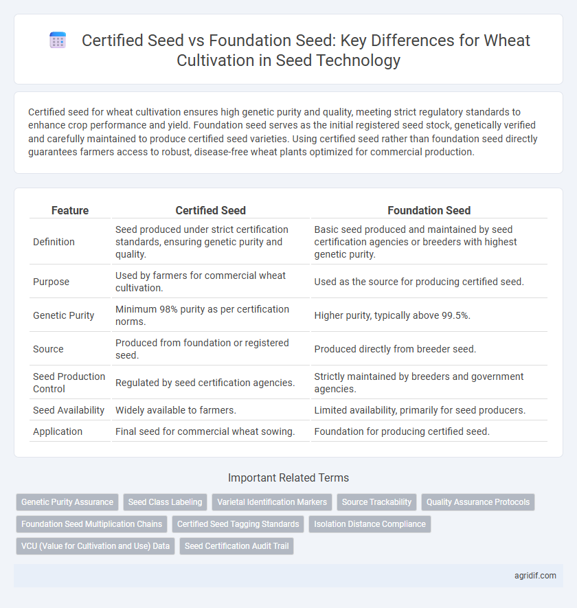 Certified Seed vs Foundation Seed: Key Differences for Wheat Cultivation in Seed Technology