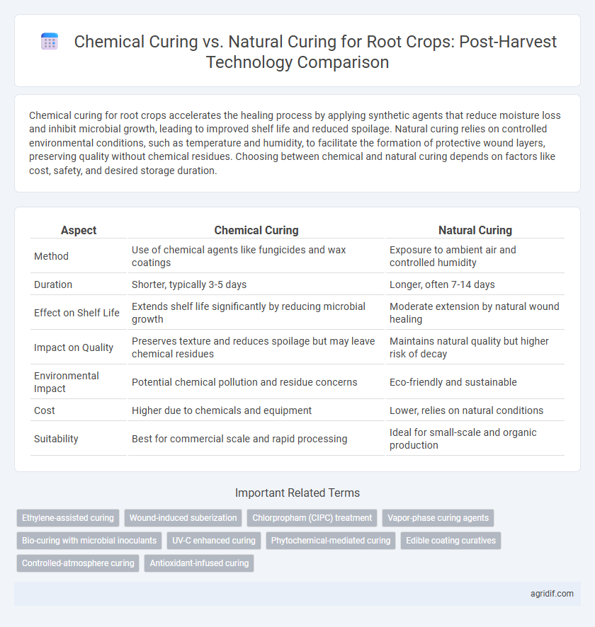 Chemical Curing vs. Natural Curing for Root Crops: Post-Harvest Technology Comparison
