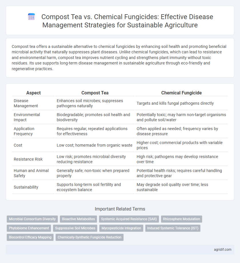 Compost Tea vs. Chemical Fungicides: Effective Disease Management Strategies for Sustainable Agriculture