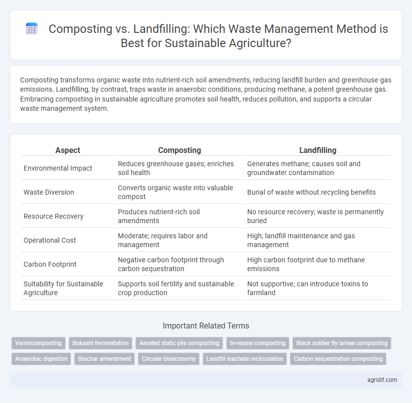 Composting vs. Landfilling: Which Waste Management Method is Best for Sustainable Agriculture?