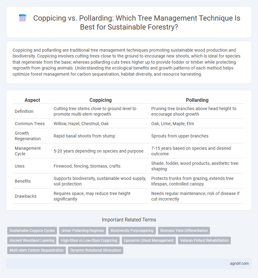 Coppicing vs. Pollarding: Which Tree Management Technique Is Best for Sustainable Forestry?