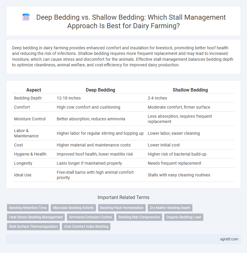 Deep Bedding vs. Shallow Bedding: Which Stall Management Approach Is Best for Dairy Farming?