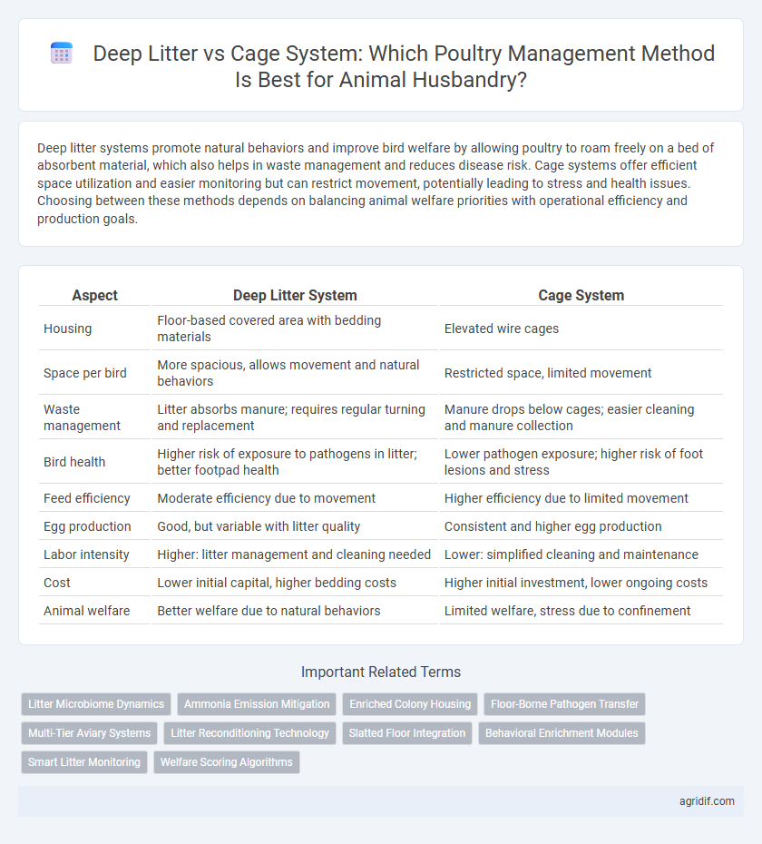 Deep Litter vs Cage System: Which Poultry Management Method Is Best for Animal Husbandry?