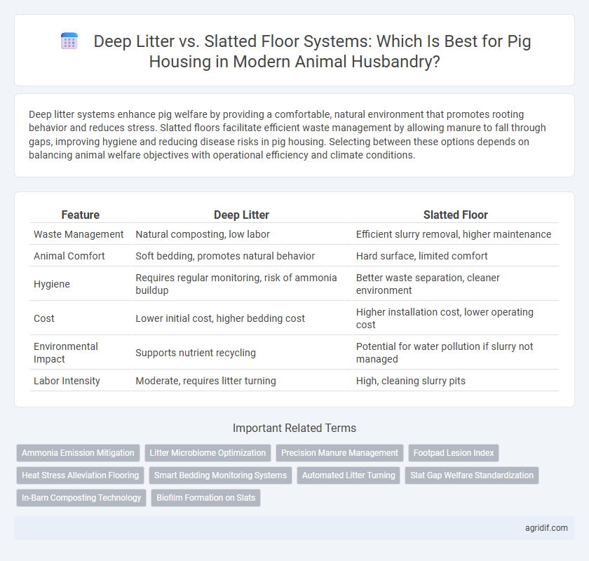 Deep Litter vs. Slatted Floor Systems: Which Is Best for Pig Housing in Modern Animal Husbandry?