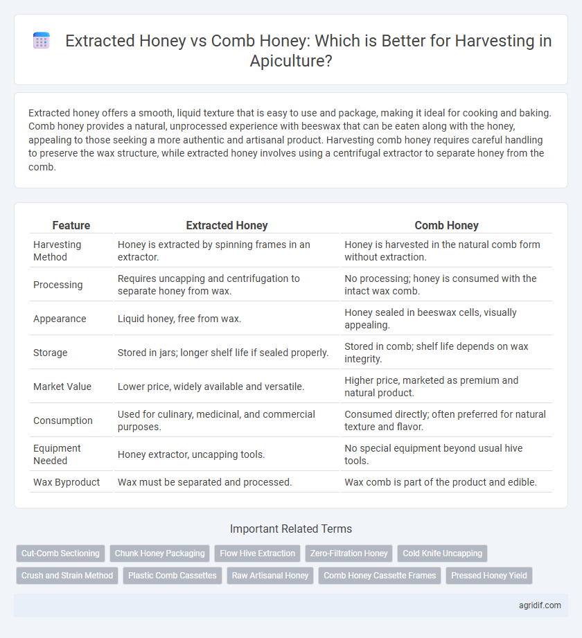 Extracted Honey vs Comb Honey: Which is Better for Harvesting in Apiculture?