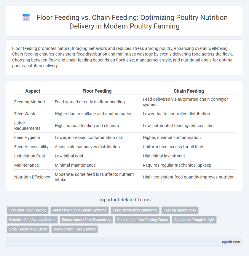 Floor Feeding vs. Chain Feeding: Optimizing Poultry Nutrition Delivery in Modern Poultry Farming