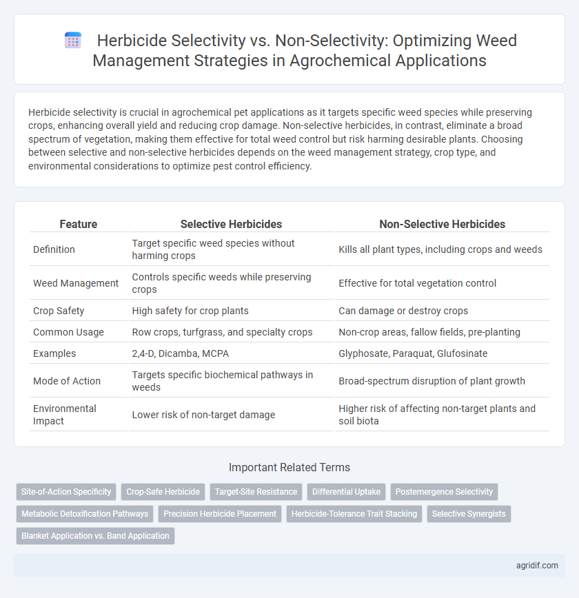 Herbicide Selectivity vs. Non-Selectivity: Optimizing Weed Management Strategies in Agrochemical Applications