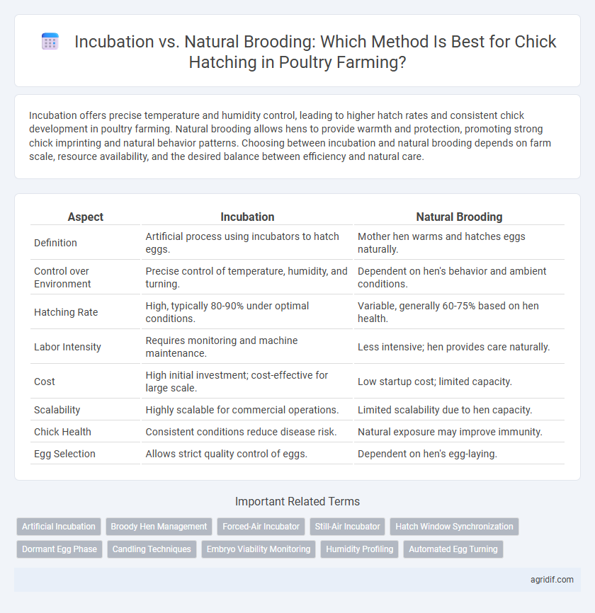Incubation vs. Natural Brooding: Which Method Is Best for Chick Hatching in Poultry Farming?