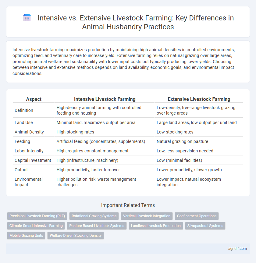 Intensive vs. Extensive Livestock Farming: Key Differences in Animal Husbandry Practices