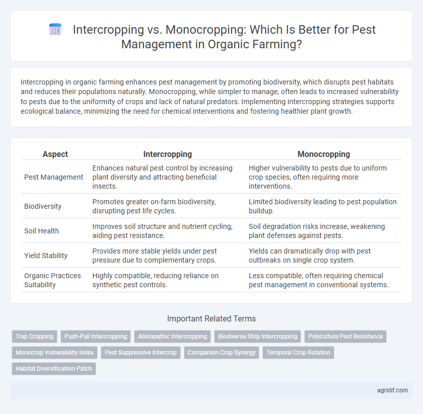 Intercropping vs. Monocropping: Which Is Better for Pest Management in Organic Farming?