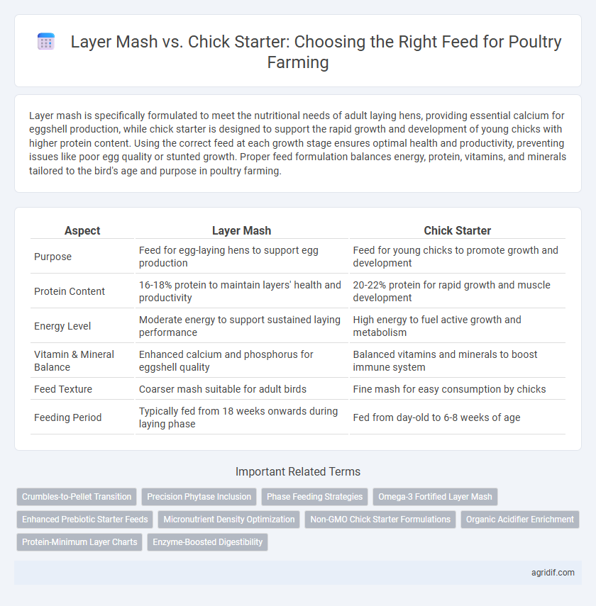 Layer Mash vs. Chick Starter: Choosing the Right Feed for Poultry Farming