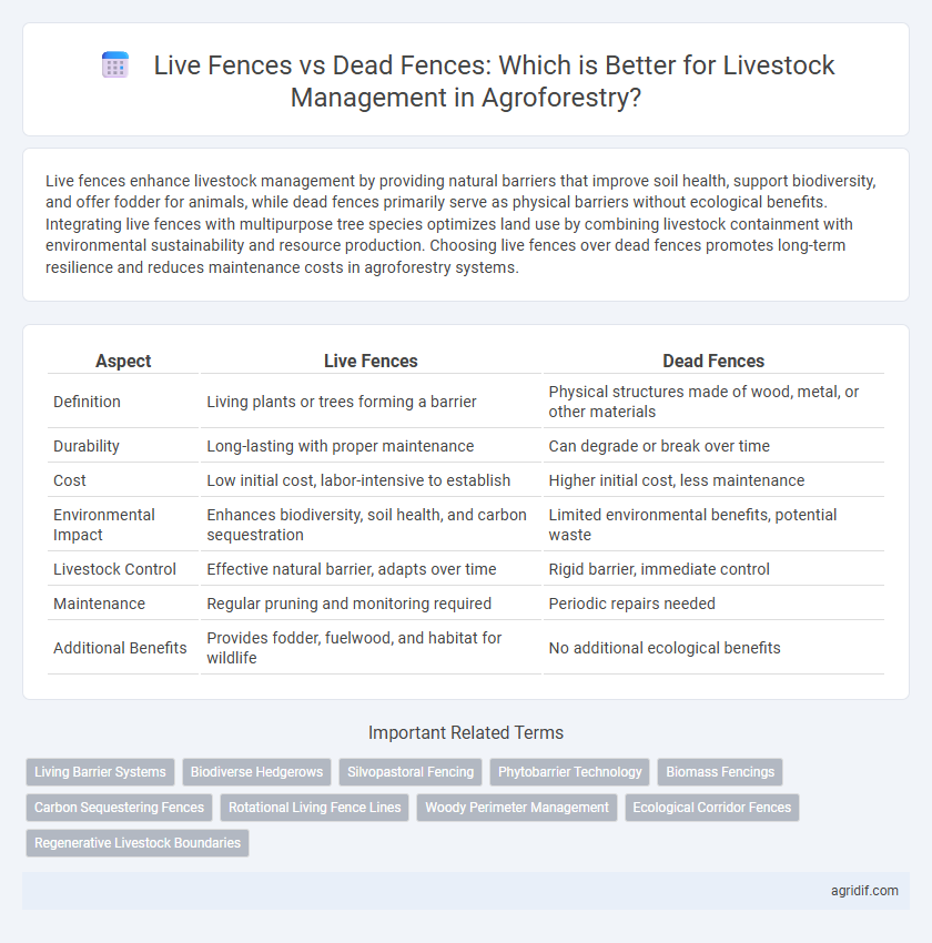 Live Fences vs Dead Fences: Which is Better for Livestock Management in Agroforestry?