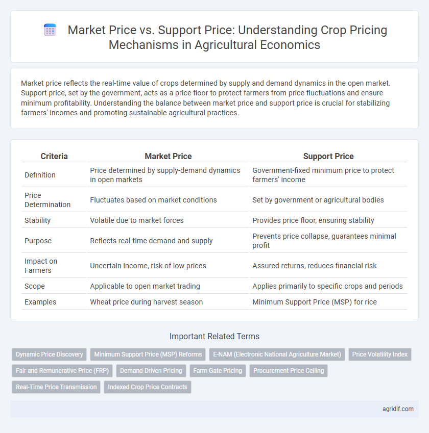 Market Price vs. Support Price: Understanding Crop Pricing Mechanisms in Agricultural Economics