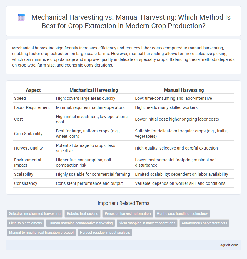 Mechanical Harvesting vs. Manual Harvesting: Which Method Is Best for Crop Extraction in Modern Crop Production?