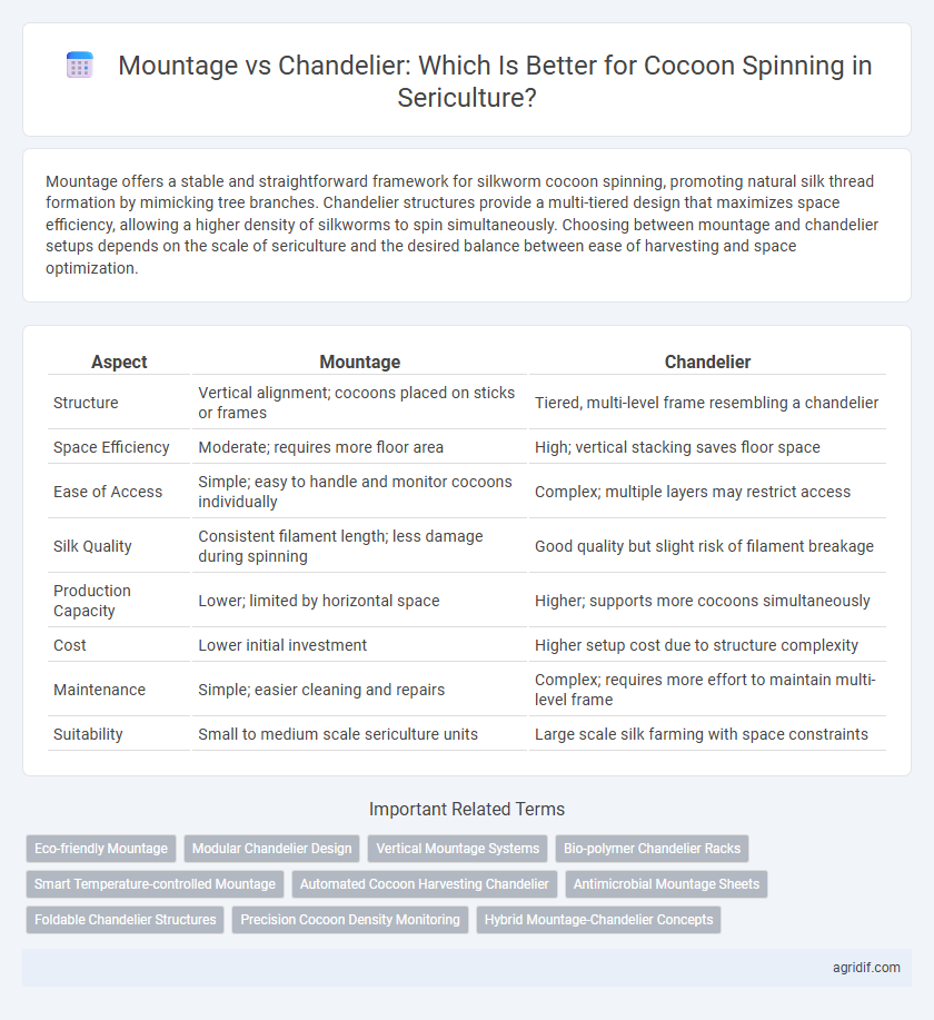 Mountage vs Chandelier: Which Is Better for Cocoon Spinning in Sericulture?