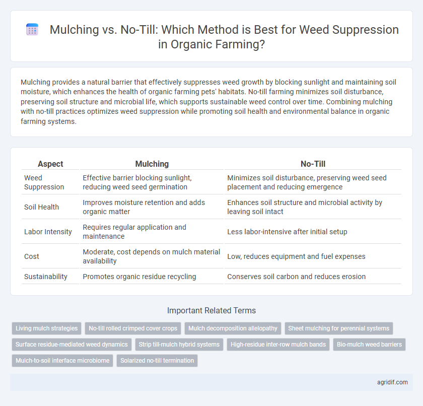 Mulching vs. No-Till: Which Method is Best for Weed Suppression in Organic Farming?