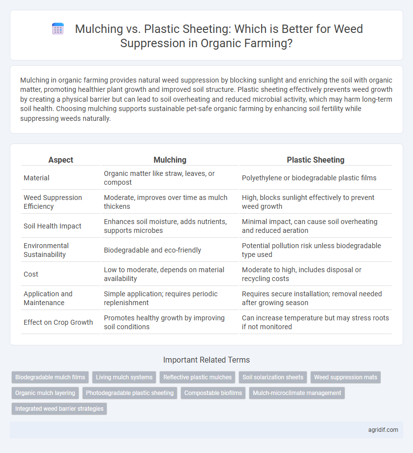 Mulching vs. Plastic Sheeting: Which is Better for Weed Suppression in Organic Farming?