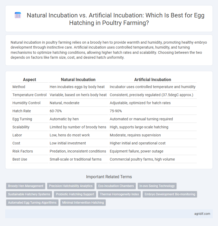 Natural Incubation vs. Artificial Incubation: Which Is Best for Egg Hatching in Poultry Farming?