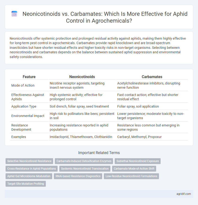 Neonicotinoids vs. Carbamates: Which Is More Effective for Aphid Control in Agrochemicals?