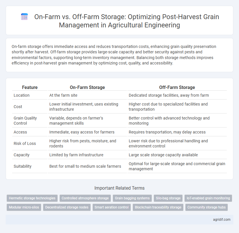 On-Farm vs. Off-Farm Storage: Optimizing Post-Harvest Grain Management in Agricultural Engineering